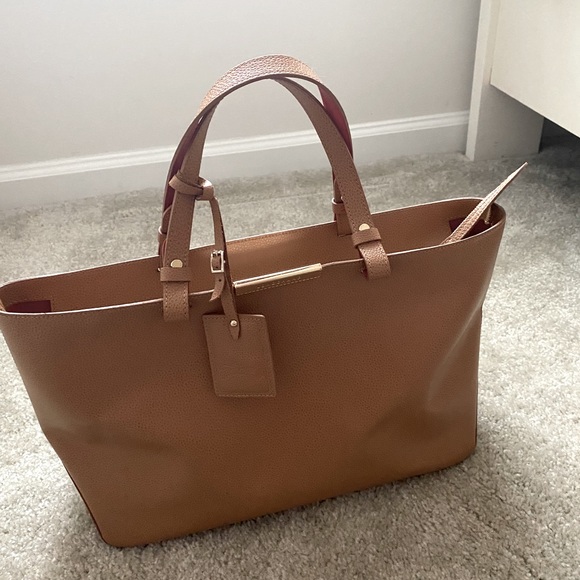 longchamp large leather tote